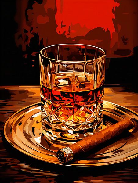Whisky and cigar by FotoKonzepte