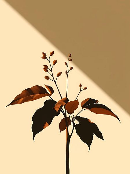 Contrasting Dark Plant by Ini Rendybovi