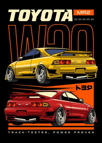 Toyota MR2 W20 JDM auto