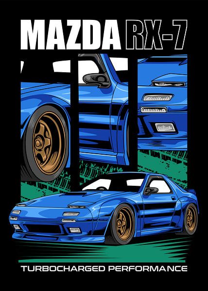 Mazda RX-7 JDM Auto von Adam Khabibi