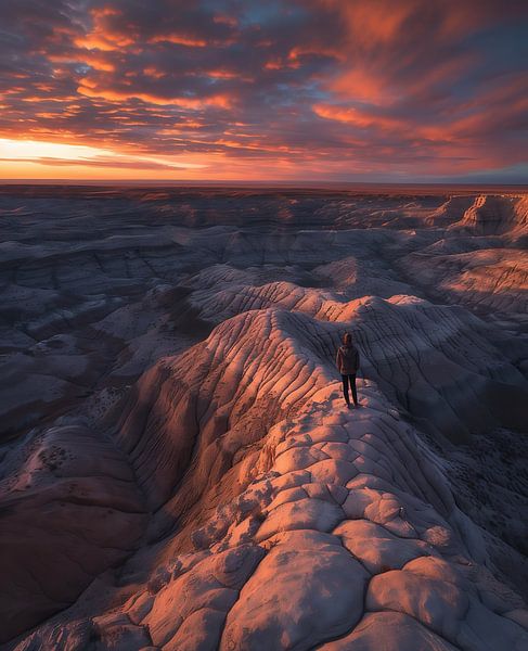 Hemel en aarde van fernlichtsicht
