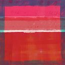 Modernes abstraktes Bild in Rosa, Orange und Violett. Rothko inspiriert von Dina Dankers Miniaturansicht