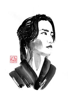 worried woman by Péchane Sumie