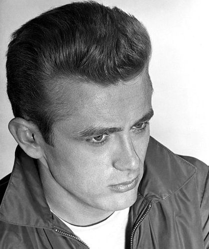 James Dean op de filmset van Rebel Without A Cause