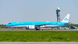 KLM Cityhopper Embraer E195-E2 Passagierflugzeug. von Jaap van den Berg