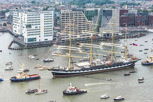 SAIL AMSTERDAM 2015: SAIL-In vom A'DAM Tower.