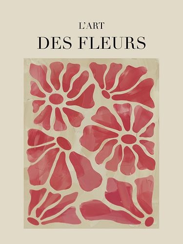 l'Art des Fleurs, tekening met tekst