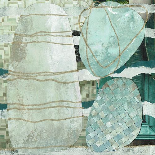 Collage de trois éléments organiques