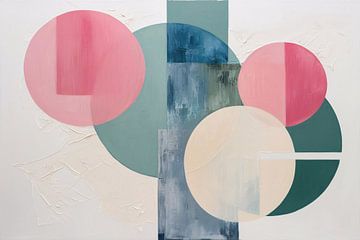 Kleurrijk abstract ontwerp met vormen van Art & Soul Creations