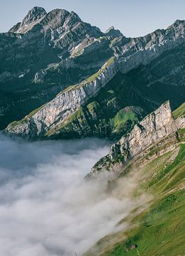 Crête du Schäfler dans la région d'Appenzell, Suisse sur Sidney van den Boogaard