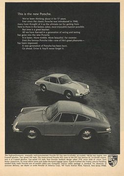 Publicity 1966 PORSCHE 911 912