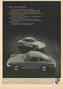 Werbung 1966 Porsche 911 912 von Jaap Ros Miniaturansicht