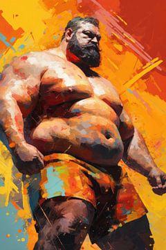 Enorme krachtsporter van BEARpictureart