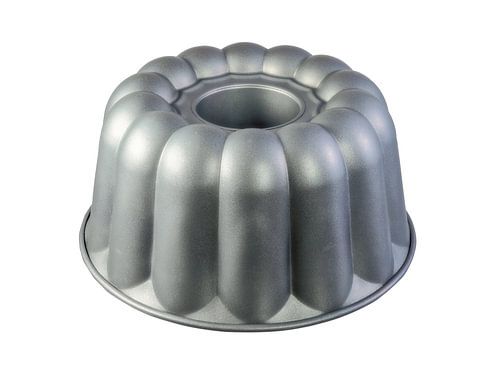 Zilveren taartvorm voor een Gugelhupf taart