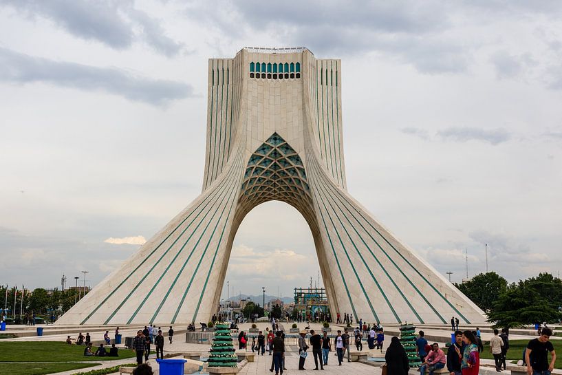 Azadi Tower in Tehran, Iran by Marcel Alsemgeest