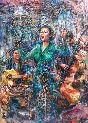 kroncong band bühne