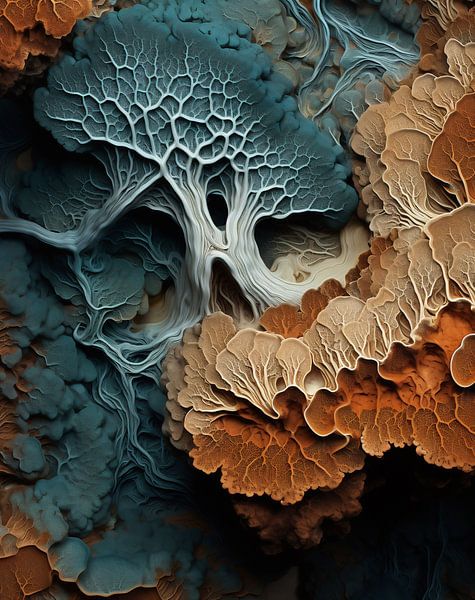 Vormen en kleuren van fernlichtsicht