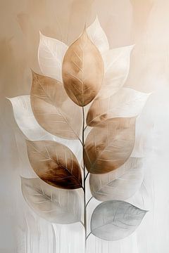 Transparant blad - Japandi stijl van Marianne Ottemann - OTTI