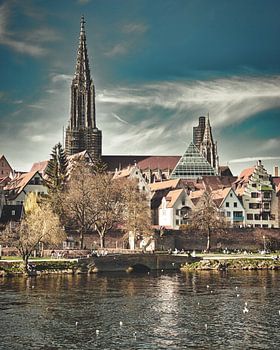 Ulm en amont sur le Danube