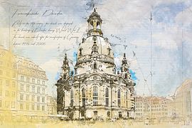 Church of Our Lady, Dresden by Theodor Decker