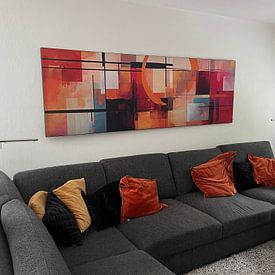 Klantfoto: Abstract van Bert Nijholt, als artframe