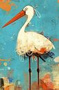 Skyward Stork van ARTEO Schilderijen thumbnail