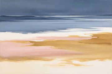 Serene abstracte strandlandschap van Imperial Art House