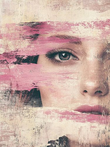 Portrait abstrait moderne