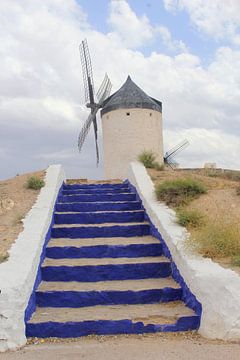 Moulin à vent de Don Quichotte sur Inge Hogenbijl