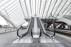 Roltrappen Station Luik van Arno Prijs