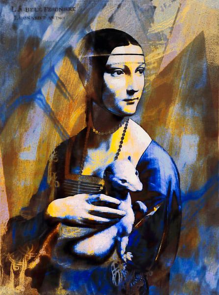 Geïnspireerd door Leonardo da Vinci II van FRESH Fine Art
