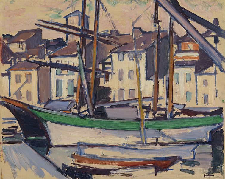 Samuel John Peploe - Cassis, harbour by Peter Balan