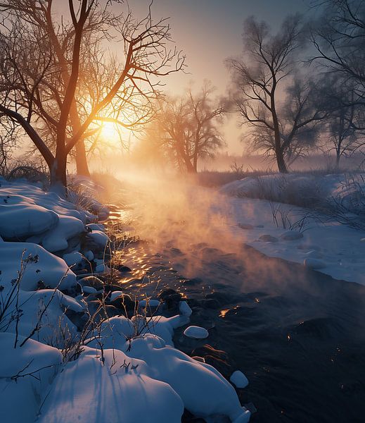 Winterspaziergang von fernlichtsicht