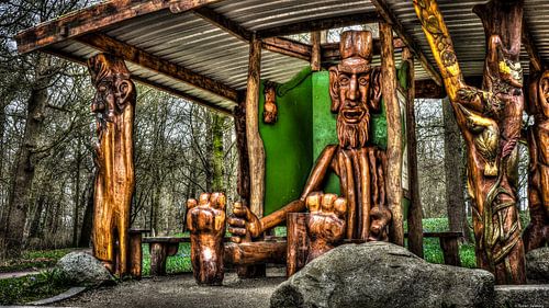 Statue auf dem Hereweg in Groningen