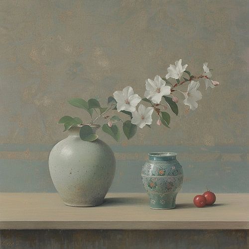 Chuchotements de fleurs à feuilles persistantes