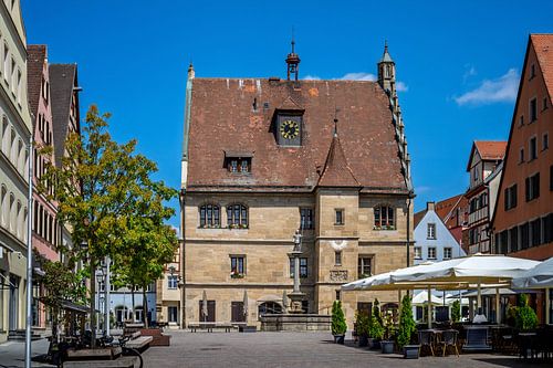 Historisch stadhuis van Weißenburg in Beieren