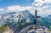 Bergpanorama "Gipfelkreuz mit Dachstein" von Coen Weesjes Miniaturansicht