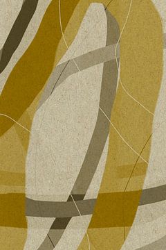 Moderne abstracte vormen en lijnen nr. 2 van Dina Dankers
