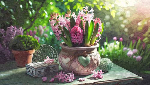 Hyacinth heart - garden poetry
