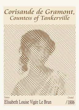 Corisande de Gramont, gravin van Tankerville (1806) van DOA Project