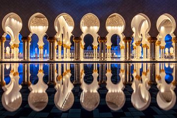 Sjeik Zayed Grote Moskee Abu Dhabi van Achim Thomae Photography