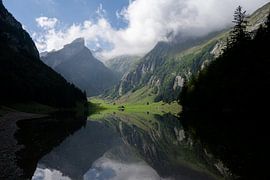 Seealpsee in de Alpstein van Daniel moser