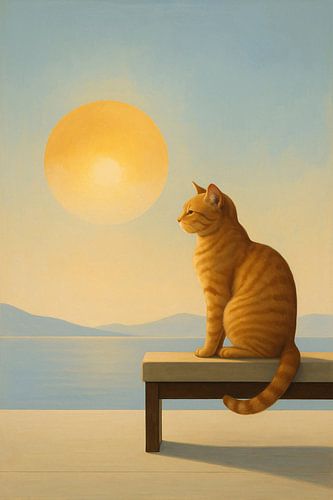 Sunset Contemplation by Artsy Inventor