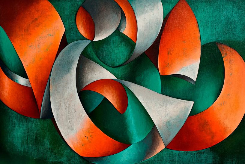 Moderne abstrakte Farbharmonie von Poster Art Shop