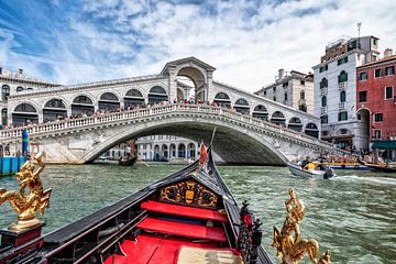 Vue du pont du Rialto Venise sur Michel Groen