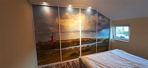 Vuurtoren Eielerland vanaf De Noordkaap - Texel