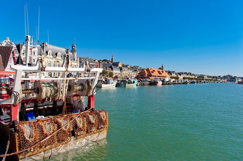 Fishing trawler in Trouville, Normandy by Hilke Maunder