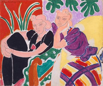 Henri Matisse, Het gesprek, 1938 van Atelier Liesjes