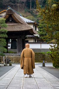 Monnik in Kyoto van Luis Emilio Villegas Amador