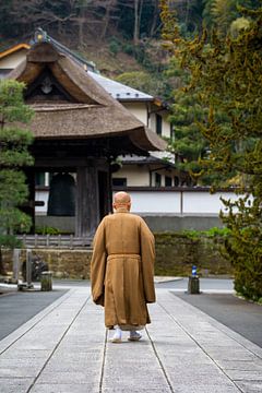 Mönch in Kyoto von Luis Emilio Villegas Amador